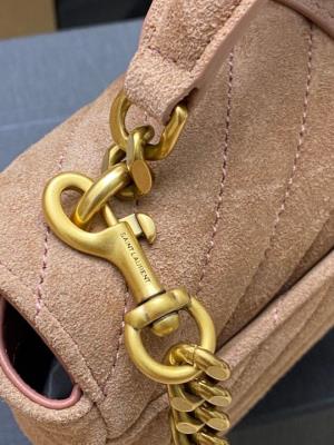 wholesale quality ysl bag 779430 pink suede